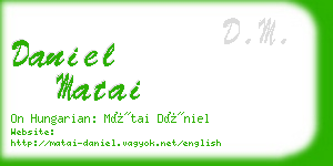 daniel matai business card